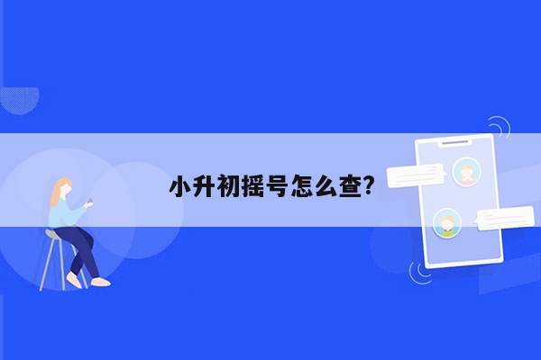 小升初摇号怎么查?