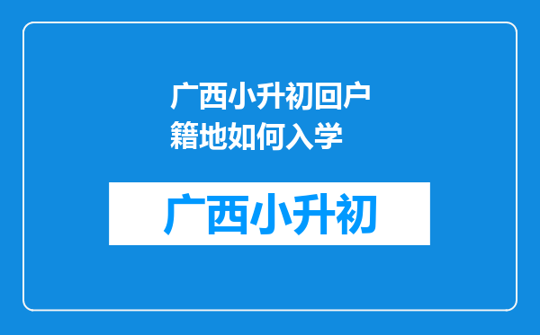 回户籍所在地或家庭实际居住地参加小升初,如何办理?